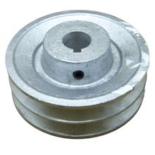 Polia De Alumínio 4'' 100Mm 2A Com Furo 19Mm Chaveta 5Mm