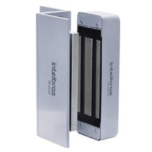 Fechadura Eletromagnetica 150 Kgf Universal Intelbras FE20150 Tranca Para Porta Eletroímã Controle Acesso Sem Sensor
