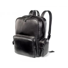 MOCHILA EM COURO COM PORTA NOTEBOOK  PRETA ZUP