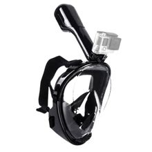 Máscara Mergulho Snorkel com Adaptador para GoPro - L/XL