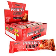 Barra de Proteína Protein Crisp Bar Churros com Doce de Leite Integralmedica 12x45g