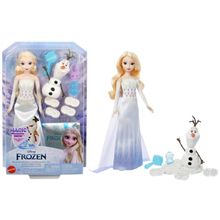 Boneca - Disney Frozen Boneca Aventuras Elsa e Olaf MATTEL