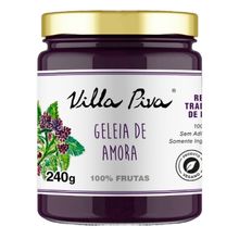 Geleia de Amora 100% Frutas Sem Adição de Açúcar Villa Piva 240g