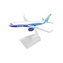 Avião Miniatura Boeing 737 de Metal Escala 1:400 Colecionável Com Base em Acrílico Decoração