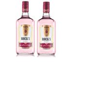 Kit Gin Rock's Strawberry 1l 2 unidades - Sabor Morango