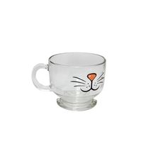 Caneca Vidro Jumbo Cat Hauskraft 500 ml