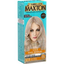 Tinta Maxton Kit Prático 12.11 Louro Platina Cinza Intenso