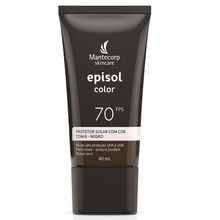Protetor Solar Episol Color Tom 6 Negro FPS70 40ml Episol Color Tom 6 Negro Fps 70 Protetor Solar 40ml
