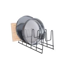 Suporte Organizador de Tampas, Formas e Travessas Aramado Elegance Dicarlo 13,5 x 32,8 x 15,5 cm