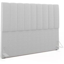 Cabeceira Cama Box Casal Queen 160 cm Dália W01 Bouclê Cinza - Lyam Decor