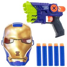 Lanca Dardos Com Mascara E 4 Dardos Art Brink
