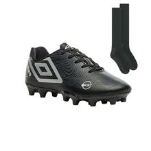 Kit Chuteira Campo Umbro Orbit Infantil + Meião