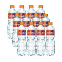 ÁGUA MINERAL MINALBA COM GÁS 510ML PACK COM 12 UNID