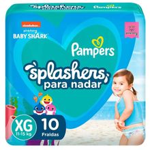 Fralda Pampers Splashers G/XG 10 Unidades Fralda Descart?vel Pampers Splashers G/XG 10 Unidades