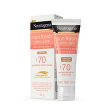 Protetor Solar Facial Neutrogena Sun Fresh Dry Skin com Cor FPS70 40g Protetor Solar Facial Neutrogena Sun Fresh Dry Skin com Cor FPS70 50g