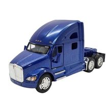 Miniatura Caminhão Kenworth T700 Truck Kinsmart 1:68 Metal e Fricção Azul