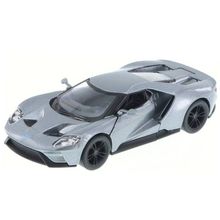 Miniatura Ford GT 2017 Kinsmart 1/38 Metal e Fricção Chumbo