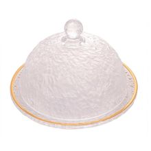 Queijeira Porta Queijo Com Tampa Petra 19,5cm Cristal - Lyor