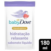 Sabonete Liquido de Glicerina Baby Dove Hora de Dormir 180ml Refil