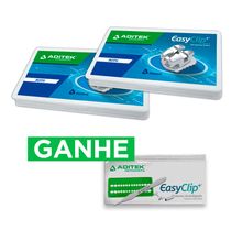 Kit Bráquete de Aço Autoligado EasyClip+ Roth 0,022" - Aditek 14.00.0065 Bráquete de Aço Autoligado EasyClip+ Rotch 022 Kit - Aditek