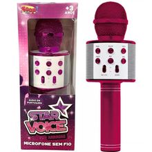 Microfone sem fio Star Voice Pink ZP00975 - Zoop Toys