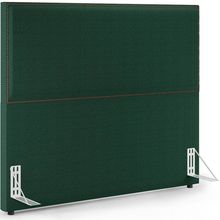 Cabeceira Box Casal King Com Tachas 195 cm Vicenza L02 Bouclê Verde - Lyam Decor
