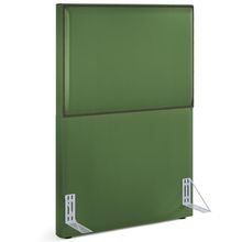 Cabeceira Cama Box Solteiro Com Tachas 100 cm Vicenza L02 Facto Verde Musgo - Lyam Decor