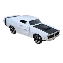 Miniatura Dodge Charger Velozes e Furiosos Metal e Fricção 1:32 Branco