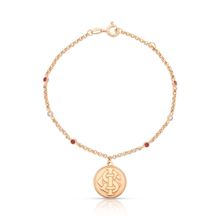 Pulseira de Prata 925 Internacional com banho de ouro rosé