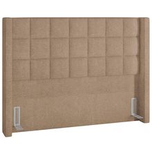 Cabeceira Cama Box Casal 195 cm P05 Paris Bouclê Bege - Lyam Decor
