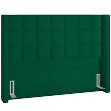 Cabeceira Cama Box Casal 160 cm P05 Paris Bouclê Verde - Lyam Decor