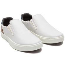 Tênis Masculino Ixória Casual Slip-on Fly Off-white