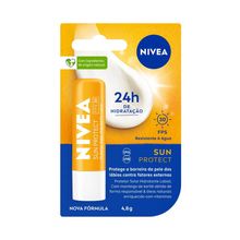 Protetor  Labial Nivea Hidratante Sun Protect Fps 30 4,8g