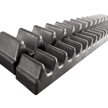 Gomo Cremalheira Industrial Silver Cinza 50cm - PPA
