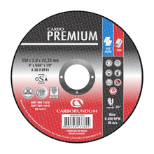 Disco de Corte 9" - 230x2x22mm - Carborundum Premium