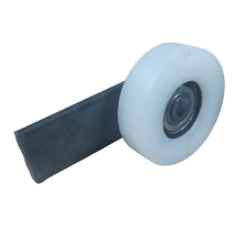 Rodízio Nylon 63mm Liso com Chapa Reta