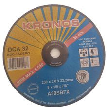 Disco de Corte com Depressão 9" - 230x3x22,2mm - Kronos