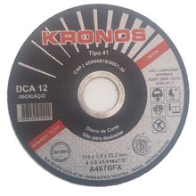 Disco de Corte 4.1/2" - 115x1,6x22mm - Kronos Speed Coot