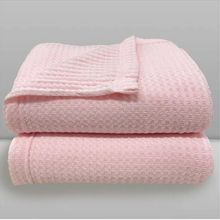 MANTA TERMOCELULAR CUBES ROSA BEBÊ - LAÇO BEBÊ