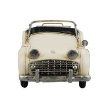 Miniatura Carro Branco Conversível 11x32x14cm Tudo em Caixa