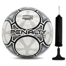 Kit Bola Campo Penalty Brasil 70 R1 XXIII + Bomba De Ar