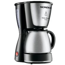 Cafeteira Elétrica Mondial Dolce Arome Thermo Inox C-34 15 Xícaras – Preta e Inox