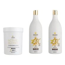 Pó Descolorante Active Blond e Oxs de 20 Vol e de 30 Volumes