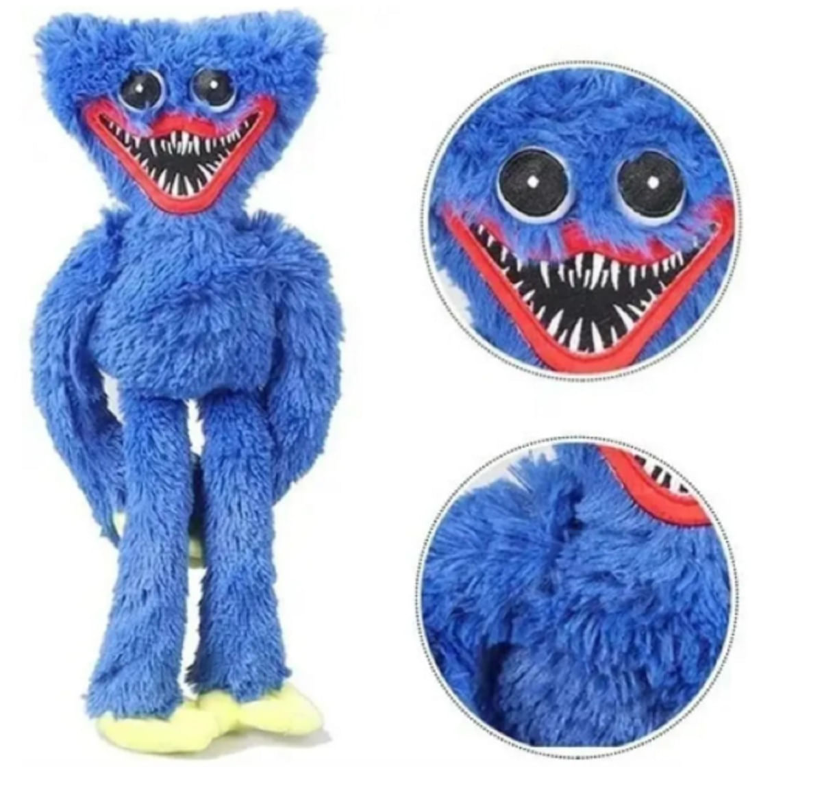 Huggy Wuggy Brasil Pelucia Azul Boneco Playtime Pop Time - Loja