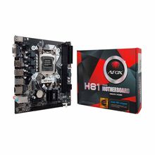 Placa Mãe IH81-MA5-V4 Chipset intel H81 DR3 M.2 NVMe Gigabit Micro ATX LGA1150 AFOX