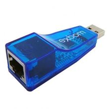 Adaptador Usb 2.0 / Rj45 Exbom Azul - UL-100