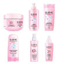 Kit Shampoo + Condicionador + Máscara Capilar + Sérum Capilar + Creme de Pentear + Acidificante Ultra Elseve Glycolic Gloss