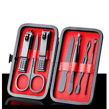 Kit Cortador De Unha Em Aço Inoxidável Portátil 7 Peças