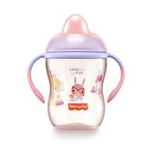 Copo de Treinamento com Bico Semi-rígido First Moments 270ml Rosa Fisher Price - BB1015OUT [Reembalado] BB1015OUT