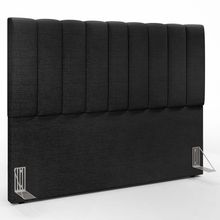 Cabeceira Cama Box Casal Queen 160 cm Dália W01 Linho Chumbo - Lyam Decor